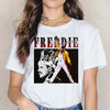 Freddie Mercury t shirt Ullzang tshirt women female hip hop new t-shirt ulzzang Queen Band aesthetic summer Casual femme Graphic